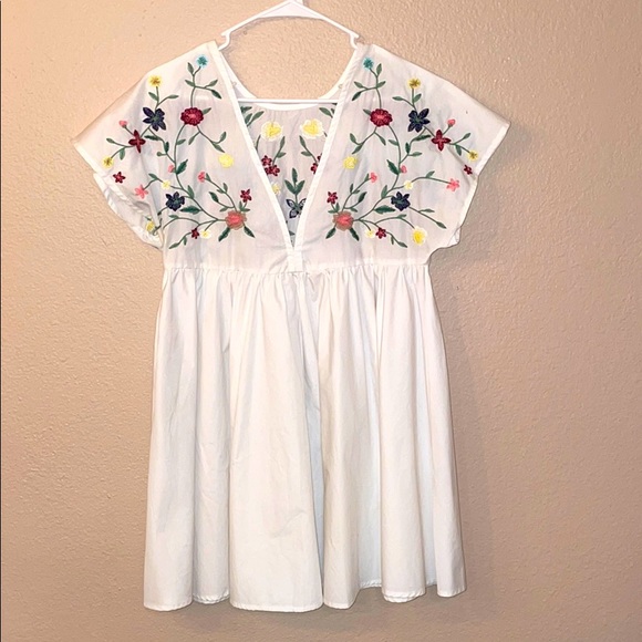 Embroidered Mini Dress - Picture 2 of 2